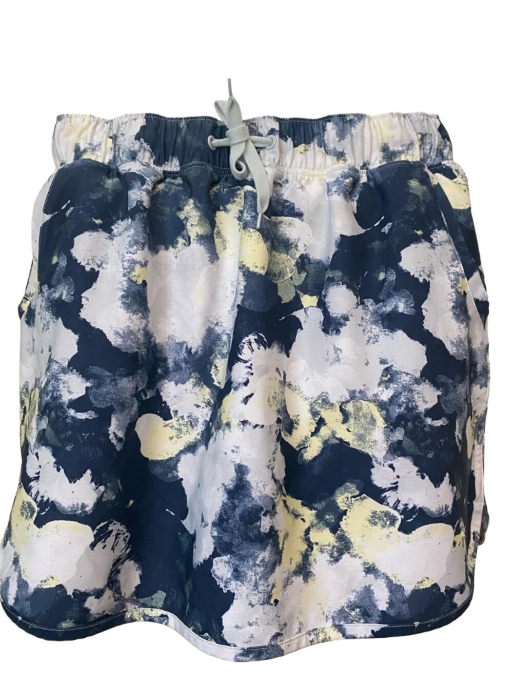 Slazenger Navy, Yellow and White tie-dye Floral Golf Tennis Pickle Skort